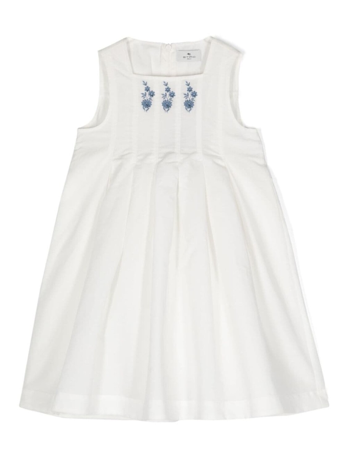 

Платье ETRO KIDS с цветочной вышивкой, белый