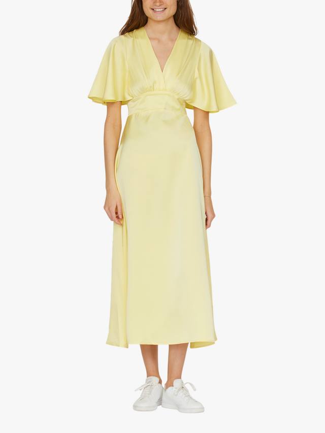 

Атласное платье гизелы Sisters Point, цвет Light Yellow