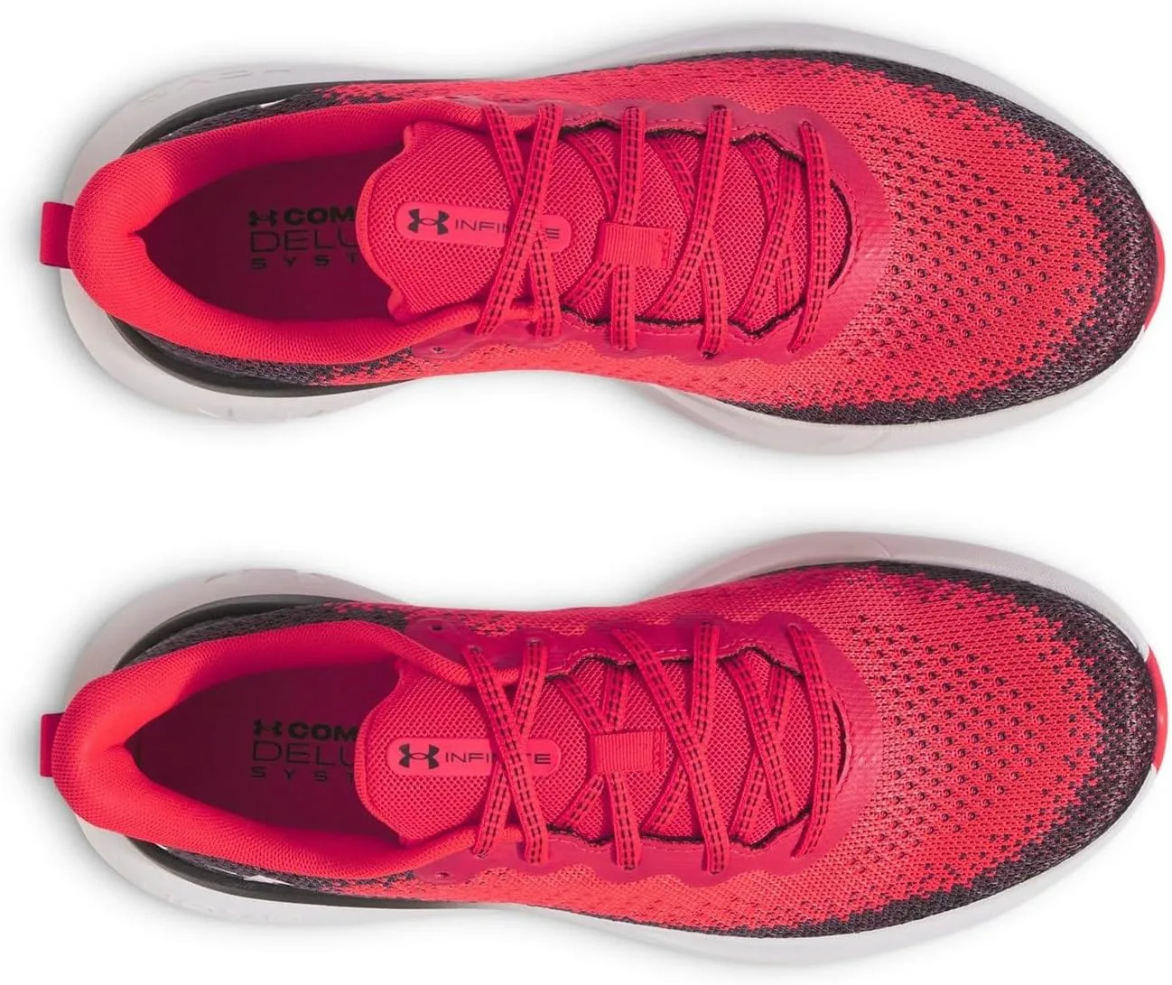 Мужские беговые кроссовки Under Armour Infinite, красно-белый — фото 4