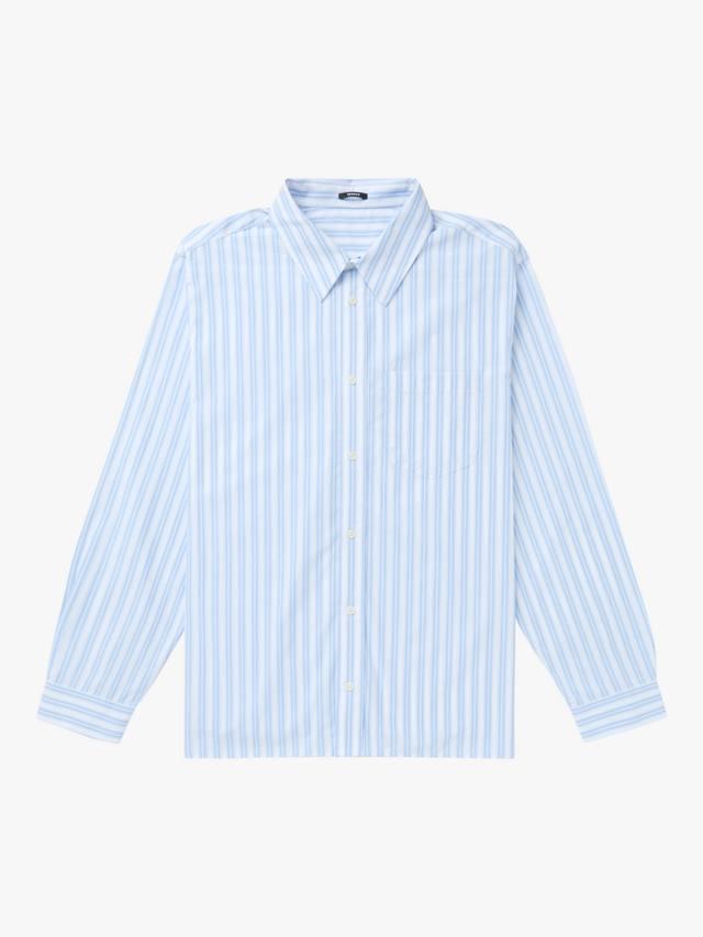 

Футболка Noah Cotton Regular Fit в полоску DENHAM, Cashmere Blue