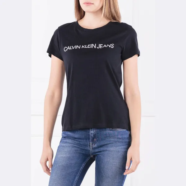 Футболка стандартного кроя Core Institution Calvin Klein, черный — фото 2