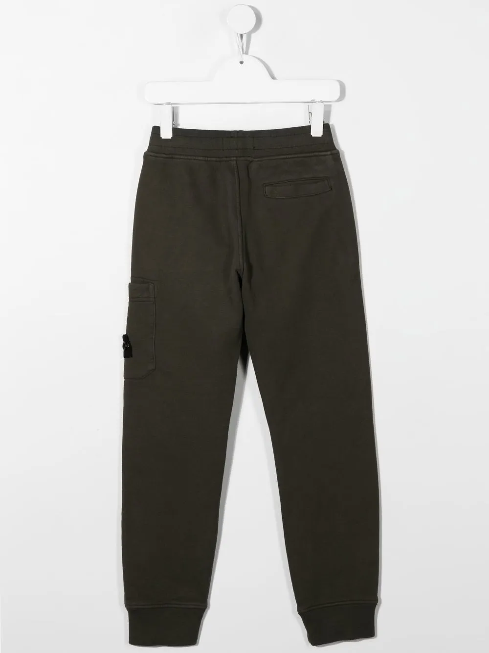 Спортивные брюки с нашивкой-логотипом Stone Island Junior, зеленый — фото 2