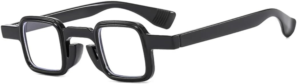 

Модные маленькие солнцезащитные очки для женщин с прозрачными градиентными линзами, солнцезащитные очки UV400, ретро-стиль, трендовые двухцветные очки для мужчин UUPTTPL, Black Clear