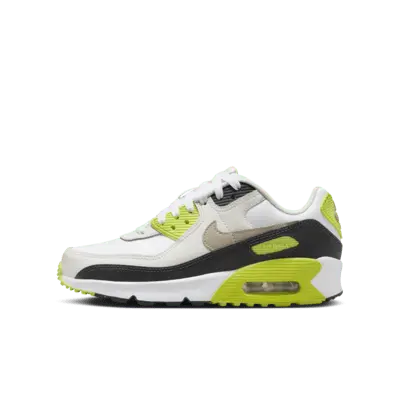 

Кроссовки Nike Air Max 90, цвет White/Cyber/Dark Smoke Grey/Khaki