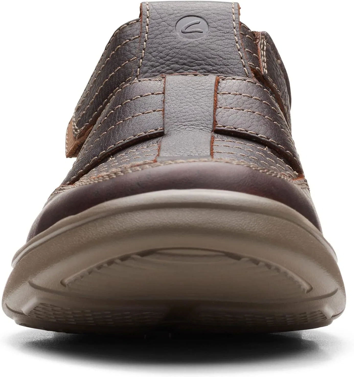 Мужские туфли Clarks Bradley Cove, Brown Drum Leather. — фото 3