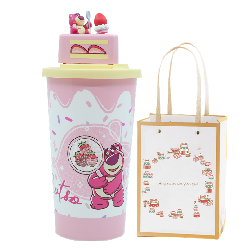 

Пластиковые стаканы для воды Disney, Strawberry Cheese Croissant Teeter-Totter Plush Cup