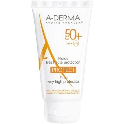 Protect Invisible Fluid Очень высокая защита Spf50+ 40 мл, A-Derma — фото 3