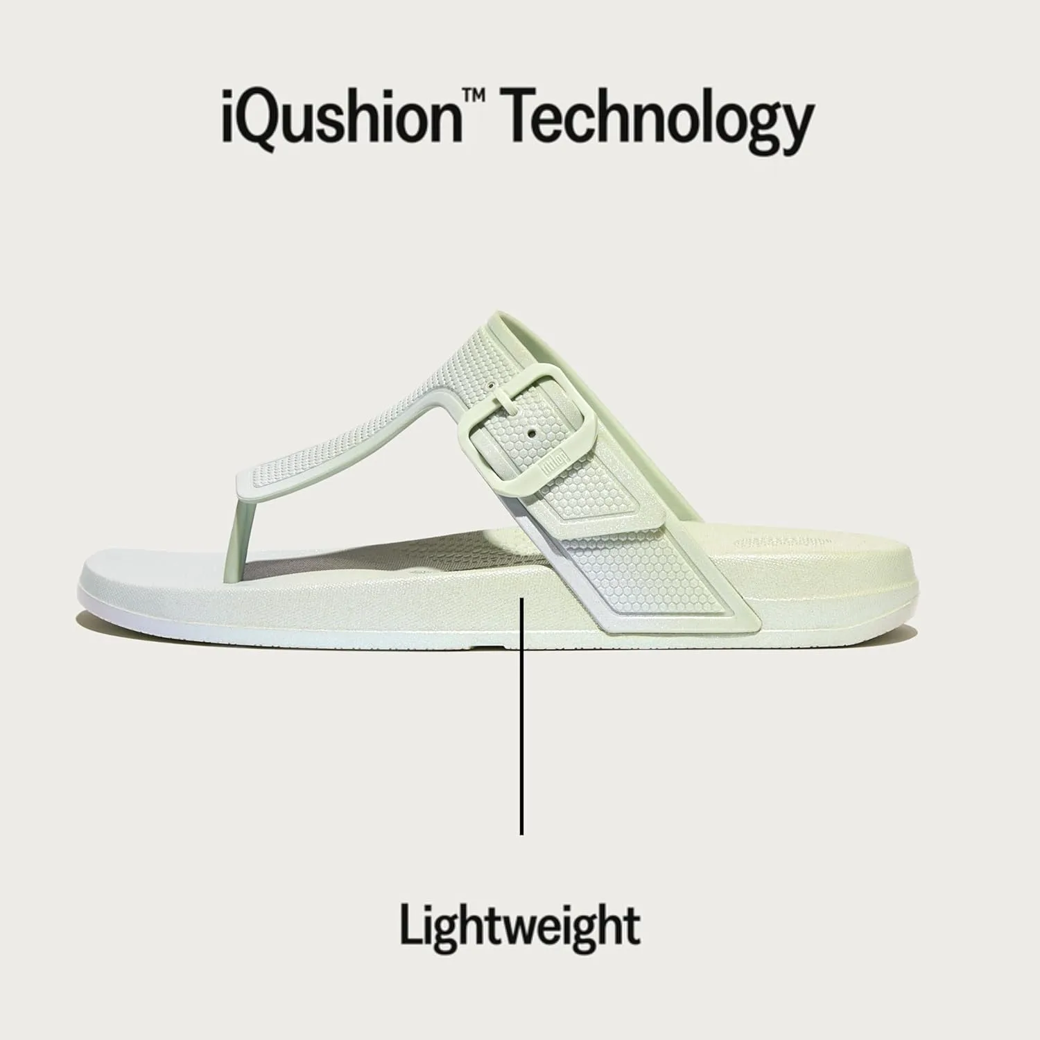 Мужские эргономичные шлепанцы FitFlop Iqushion, синий — фото 2