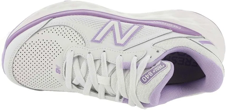 Кроссовки Fresh Foam X, New Balance, детские, цвет White/Lilac Glo/White — фото 2
