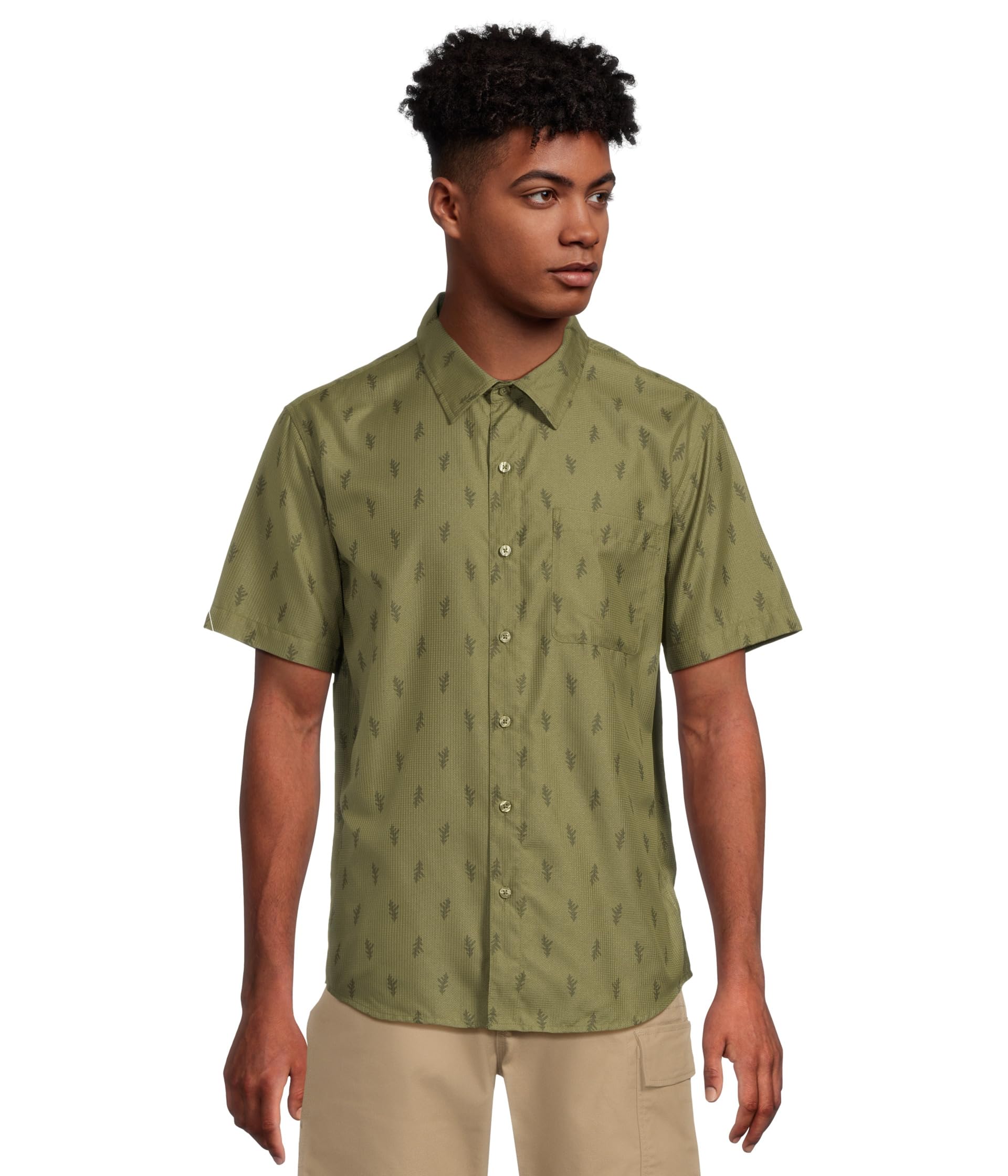 

Рубашка Marmot Airexchange Novelty Short Sleeve Shirt, Olive Grove Leaf