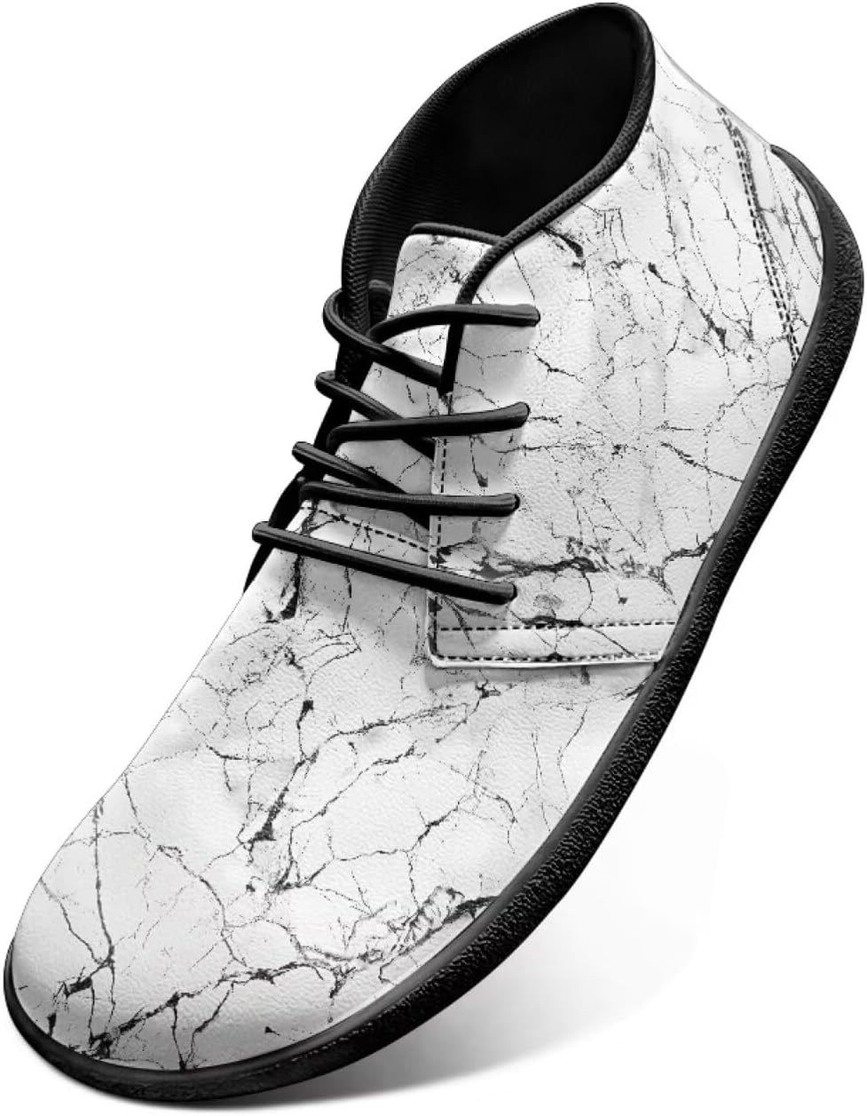 

Кроссовки Jeiento Marble для мужчин, босоножки с мраморным узором и широкой носочной частью, противоскользящие, белый