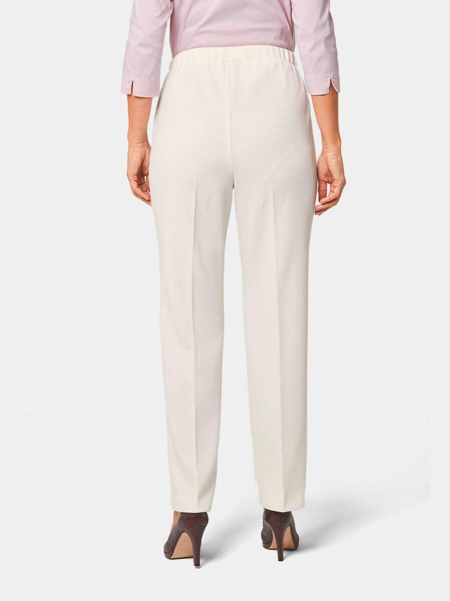 

Обычные брюки Goldner, кремовый