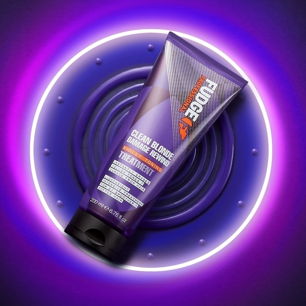 Кондиционер для восстановления поврежденных волос Clean Blonde с фиолетовыми пигментами Fudge, 200 мл — фото 2