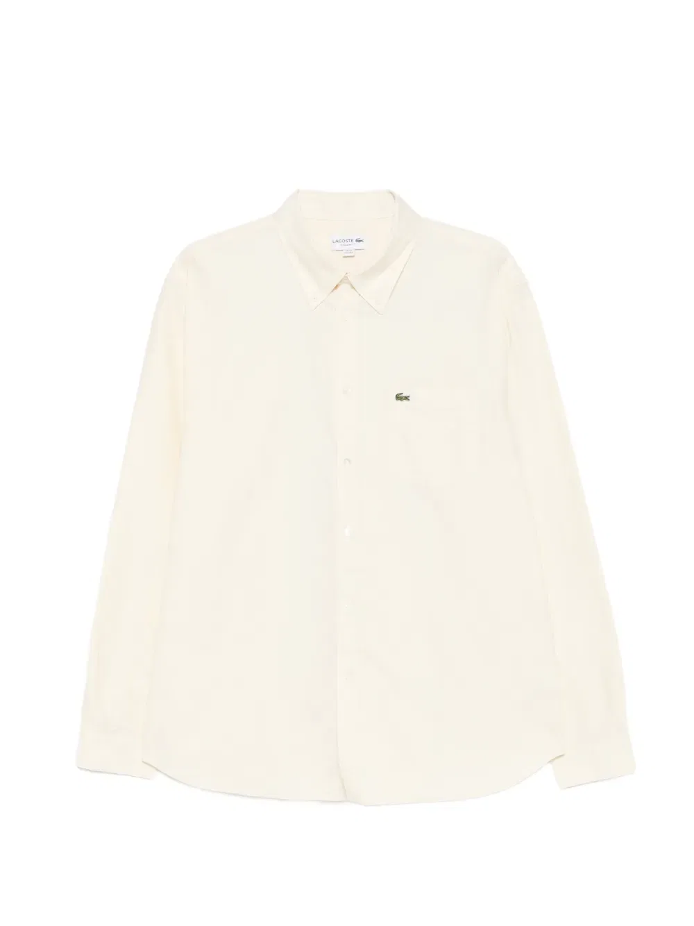 Рубашка с нашивкой-логотипом Lacoste, нейтральный