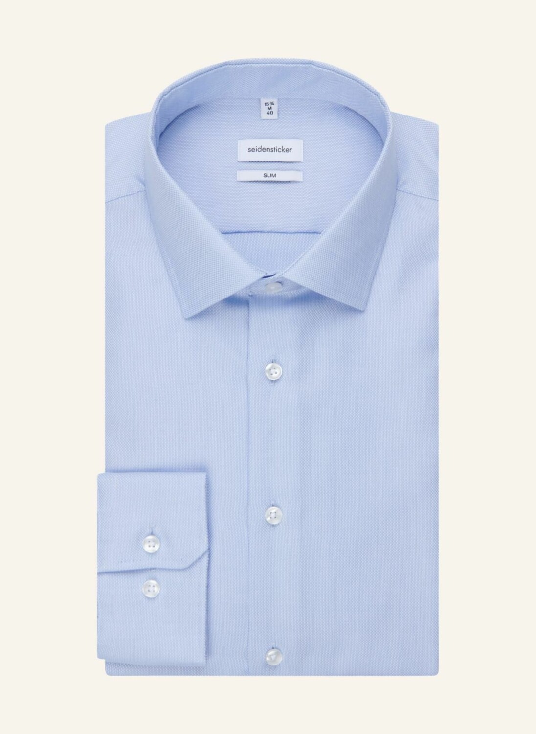 

Рубашка seidensticker Slim Fit, светло-синий