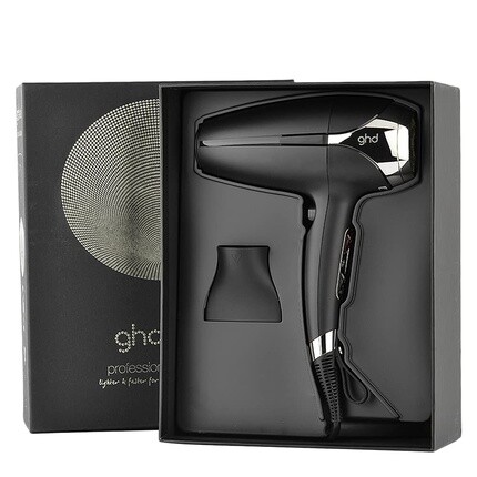 

ghd Helios Hair Dryer Профессиональный фен с бесщеточным двигателем и ионной технологией, черный