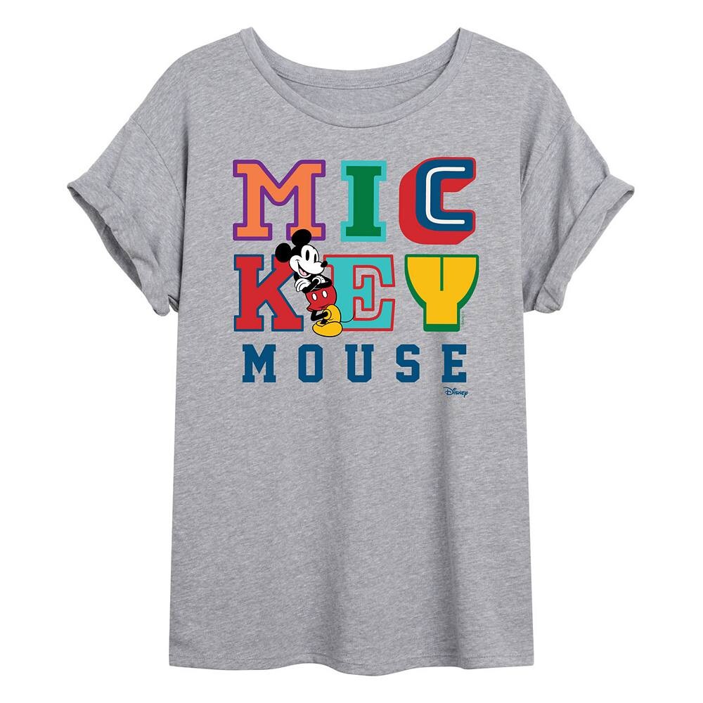 

Детская струящаяся футболка с Микки Маусом Disney's, цвет Heather Gray