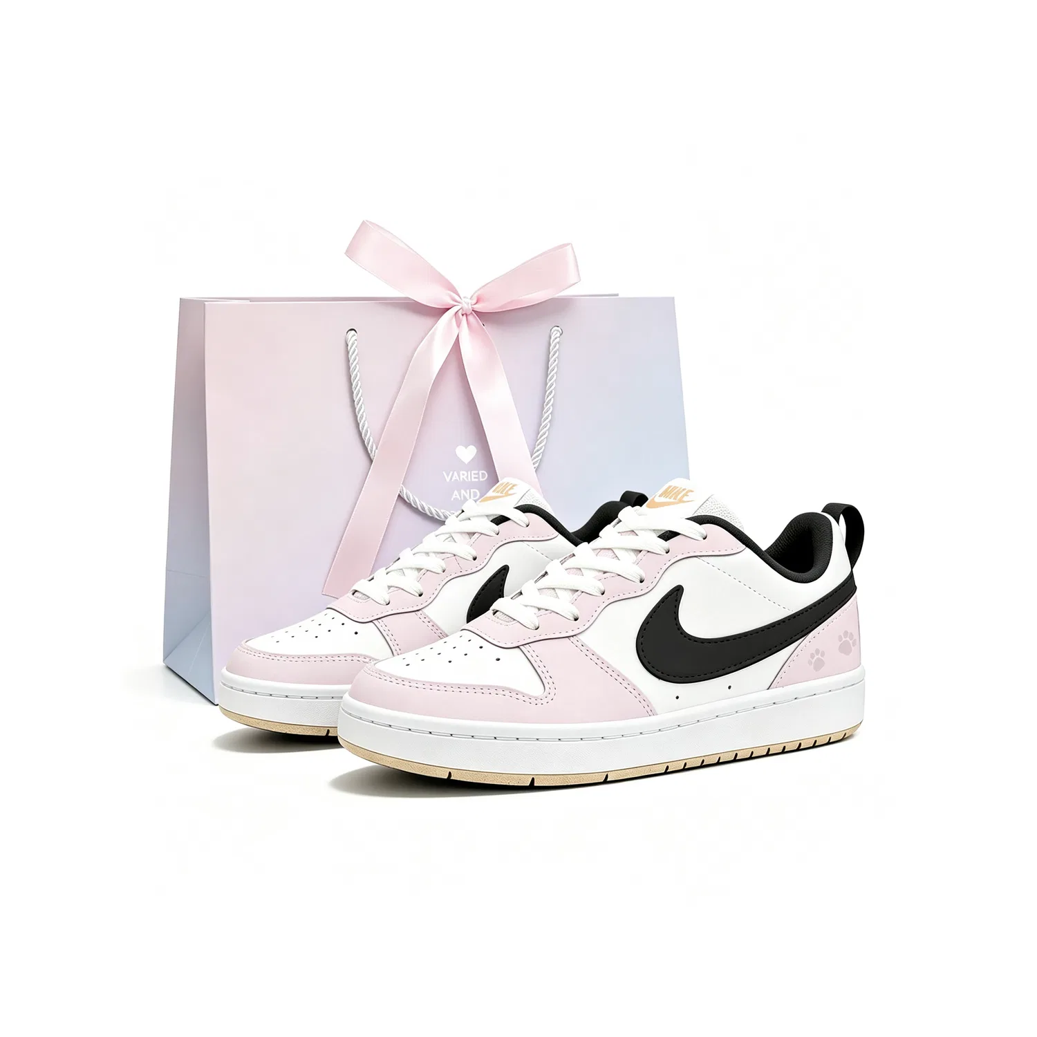 Детские кроссовки для скейтбординга Nike Court Borough Kids Peach