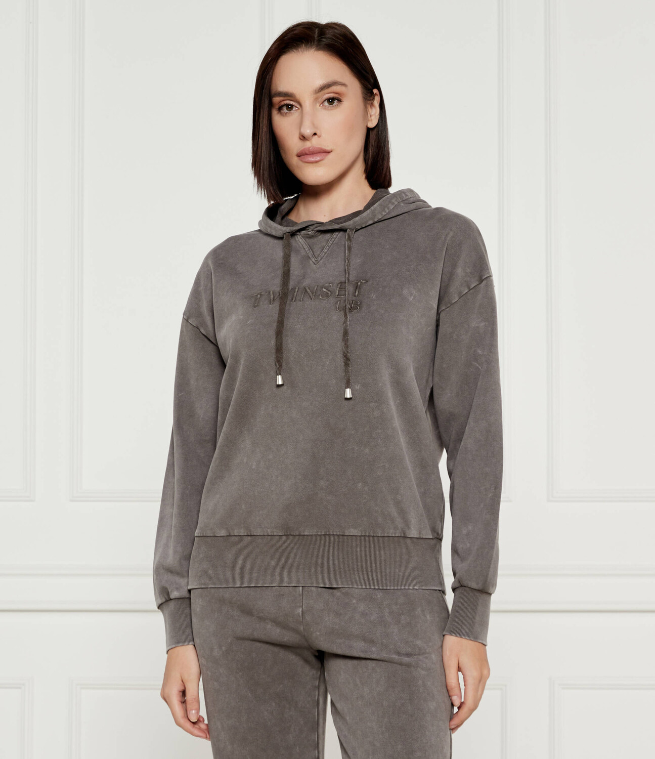 

Толстовка Twinset U&B Regular Fit, серый