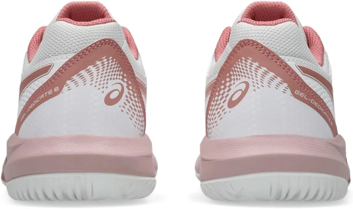 Кроссовки теннисные ASICS Gel-Dedicate 8, White/Rose Rouge — фото 4