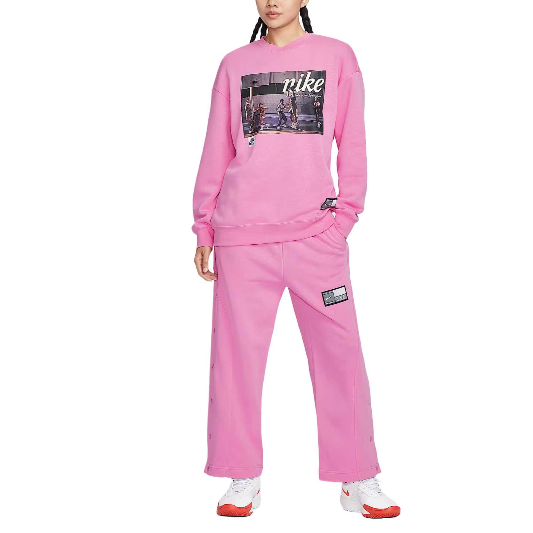 Шорты FW/AW25 Basketball Shorts Women's Nike, розовый — фото 4