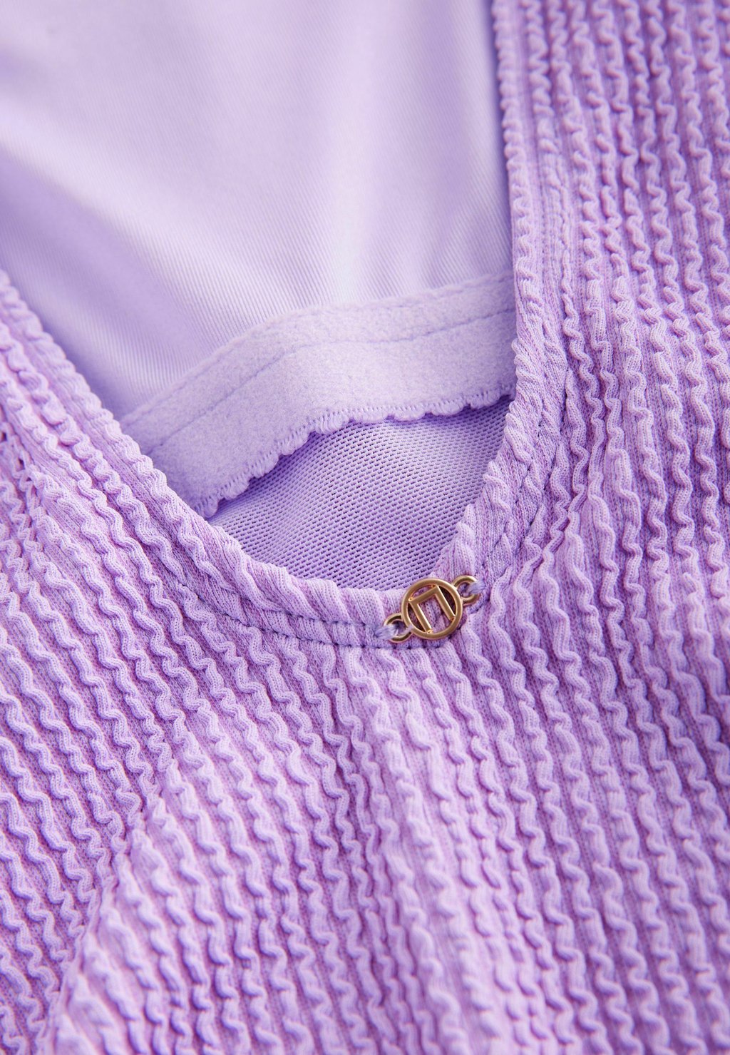 Купальный костюм Next, цвет Lilac Purple Zigzag Textured — фото 2