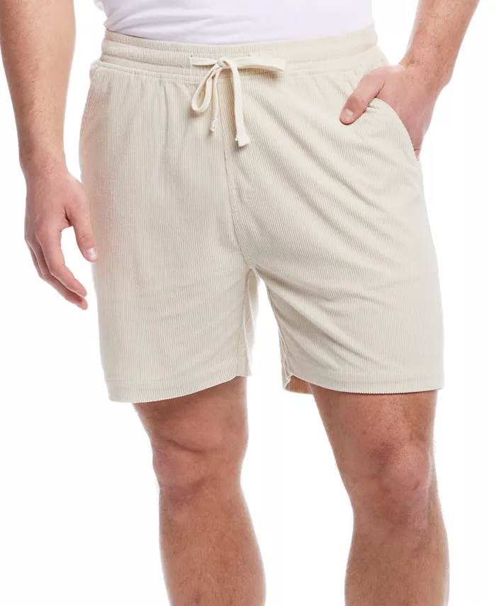 

Мужские классические шорты Cabana из вельвета длиной 6 дюймов Weatherproof Vintage, коричневый/бежевый