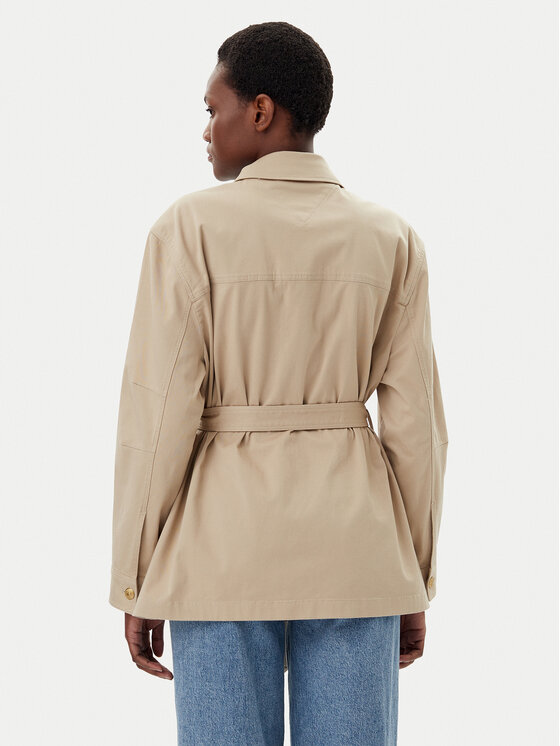 Переходная куртка стандартного кроя WW0WW45933 Tommy Hilfiger, бежевый — фото 3