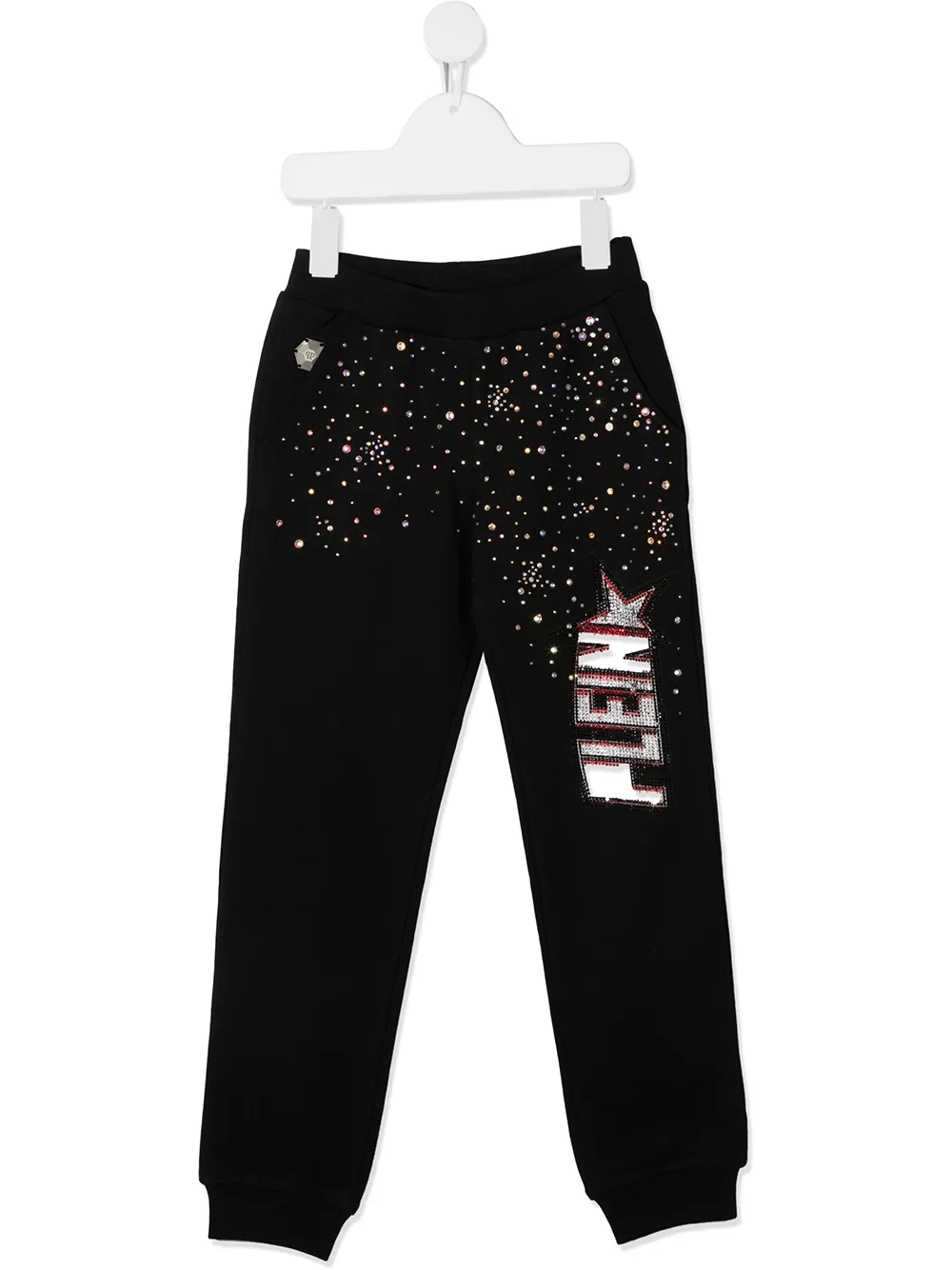 

Спортивные брюки с логотипом Philipp Plein Junior, черный