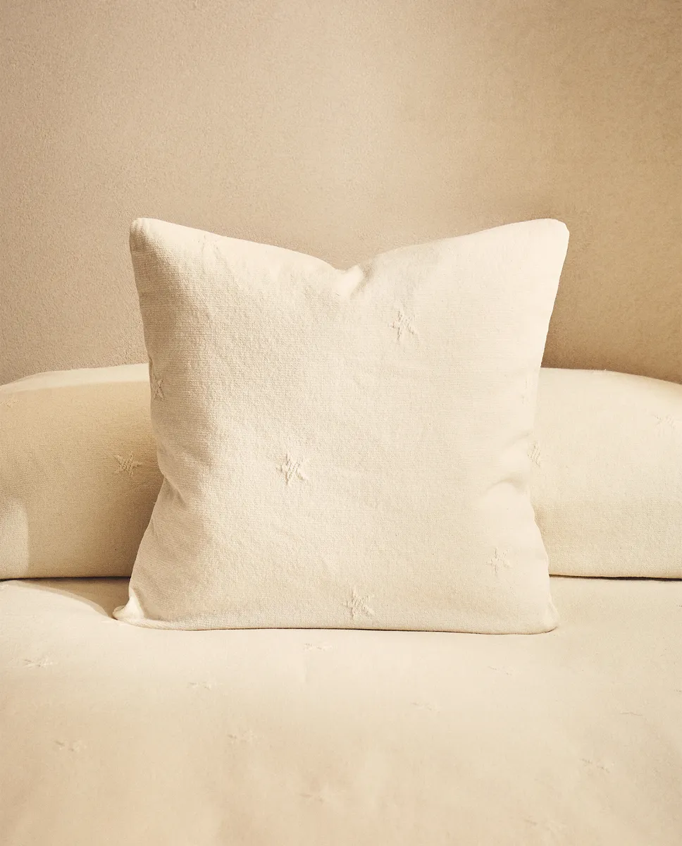 

Детский чехол на подушку со звездой Zara Home, экрю