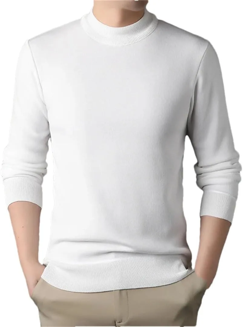 

Мужской свитер с круглым вырезом