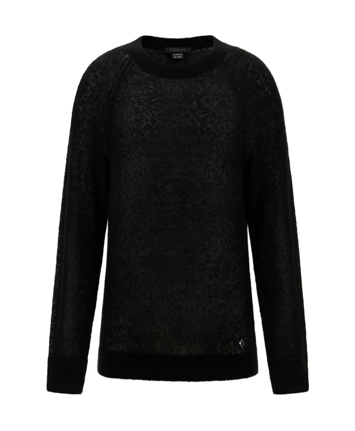 

Свитер с круглым вырезом Izabella - черный Guess, черный