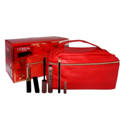 

L'Oreal Set Mascara Lash Paradise Intense Black, Le Khol Midnight Black 101, Rossetto Matte Intense Volume 640 L'Oréal