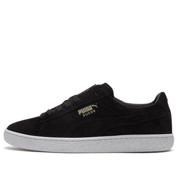 

Кроссовки suede classic metal badge 'black white' Puma, черный