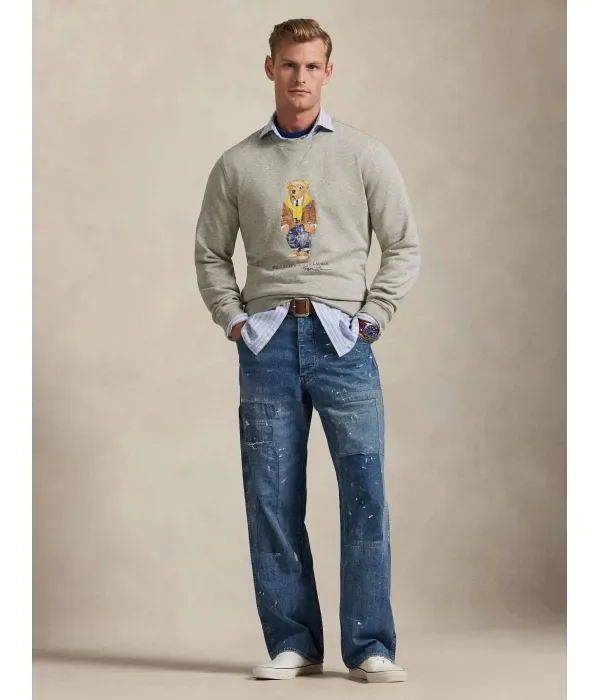 Сезонная толстовка classic fit Polo Ralph Lauren, серый — фото 2