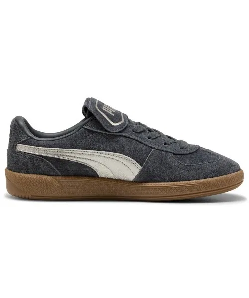 Мужские кроссовки PUMA Palermo Premium Metallic серые — фото 3