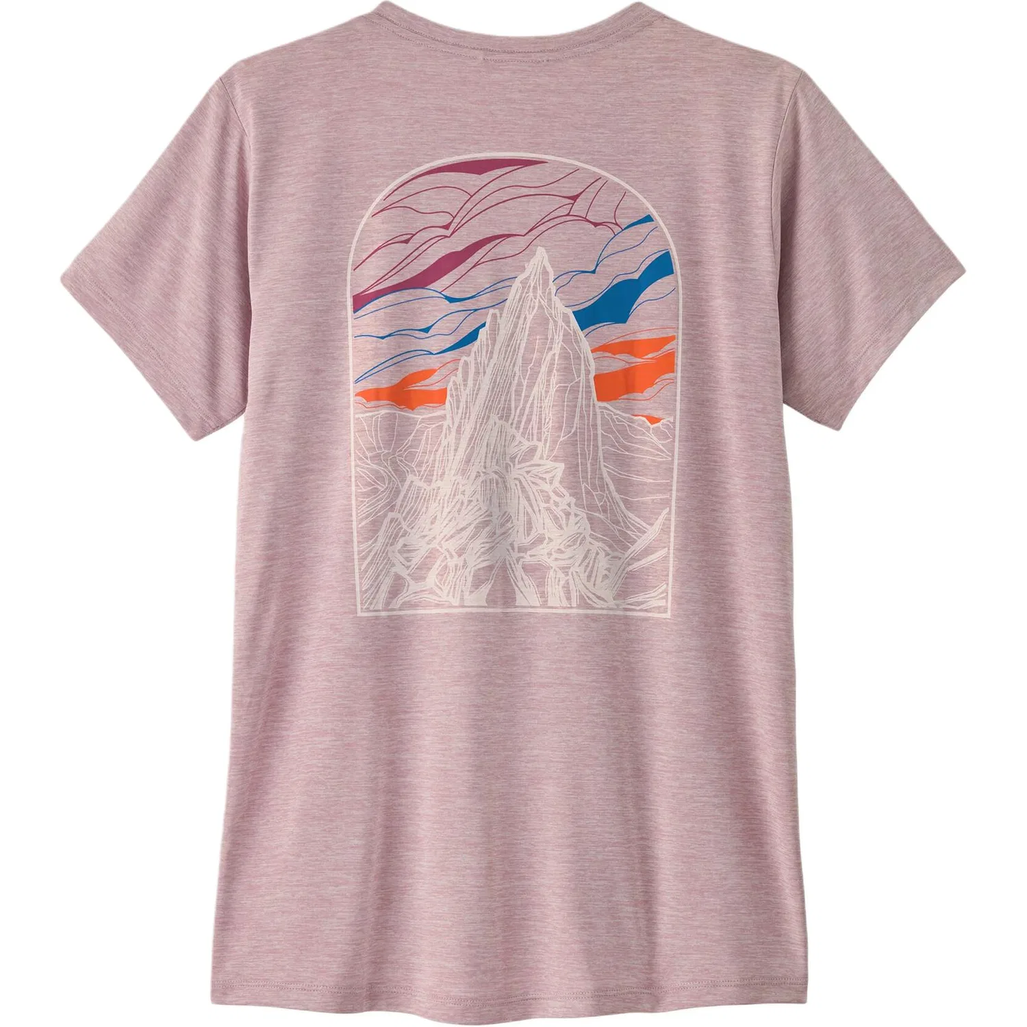 Женская футболка Capilene Quick Dry Patagonia, Quiet Pink/QVLT