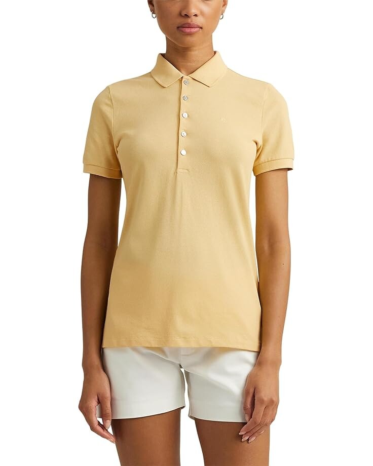 

Поло LAUREN Ralph Lauren Piqué Shirt, цвет Primrose Yellow