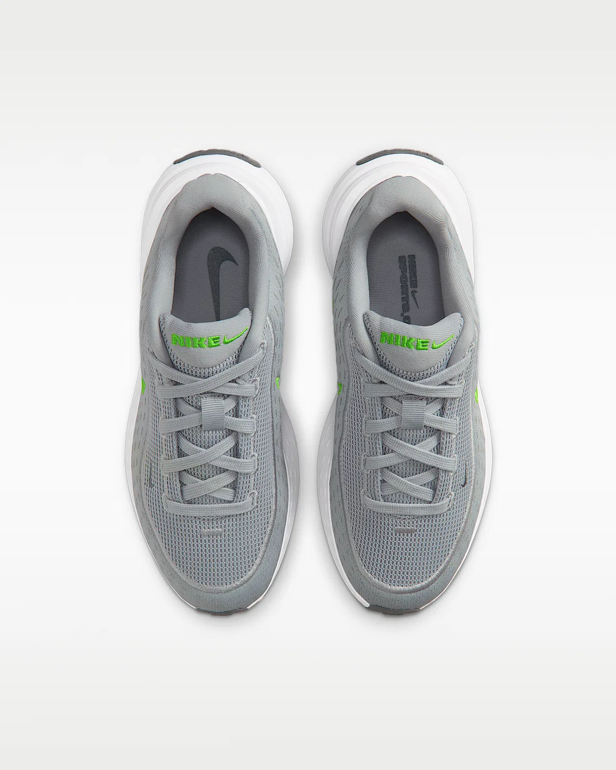 Детские кроссовки Nike Uplift SC, Light Smoke Grey/White/Smoke Grey/Mean Green — фото 4
