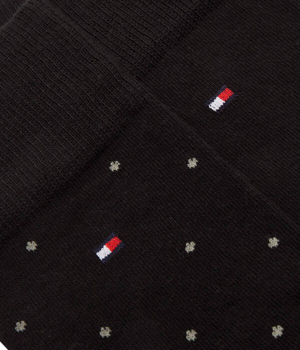Носки мужские Tommy Hilfiger с принтом в горошек 2 пары, черный — фото 4
