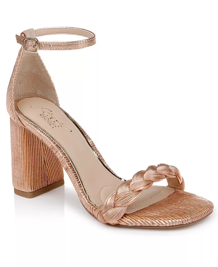Женские сандалии Shea с круглым носком Jewel Badgley Mischka, золотой