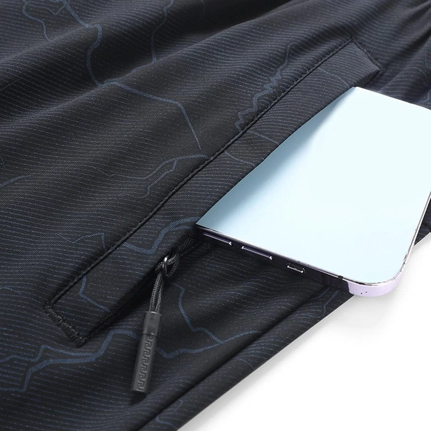 Шорты активные Ice Silk Stretch Quick-Dry, C09 Black — фото 2