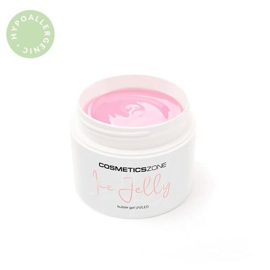 Гель для наращивания ногтей UV LED ICE JELLY молочно-розовый - Pink Mask 50мл, Cosmetics Zone — фото 4