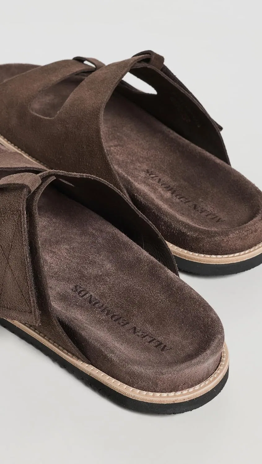 Сандалии с двумя ремешками Allen Edmonds, горький шоколад — фото 3
