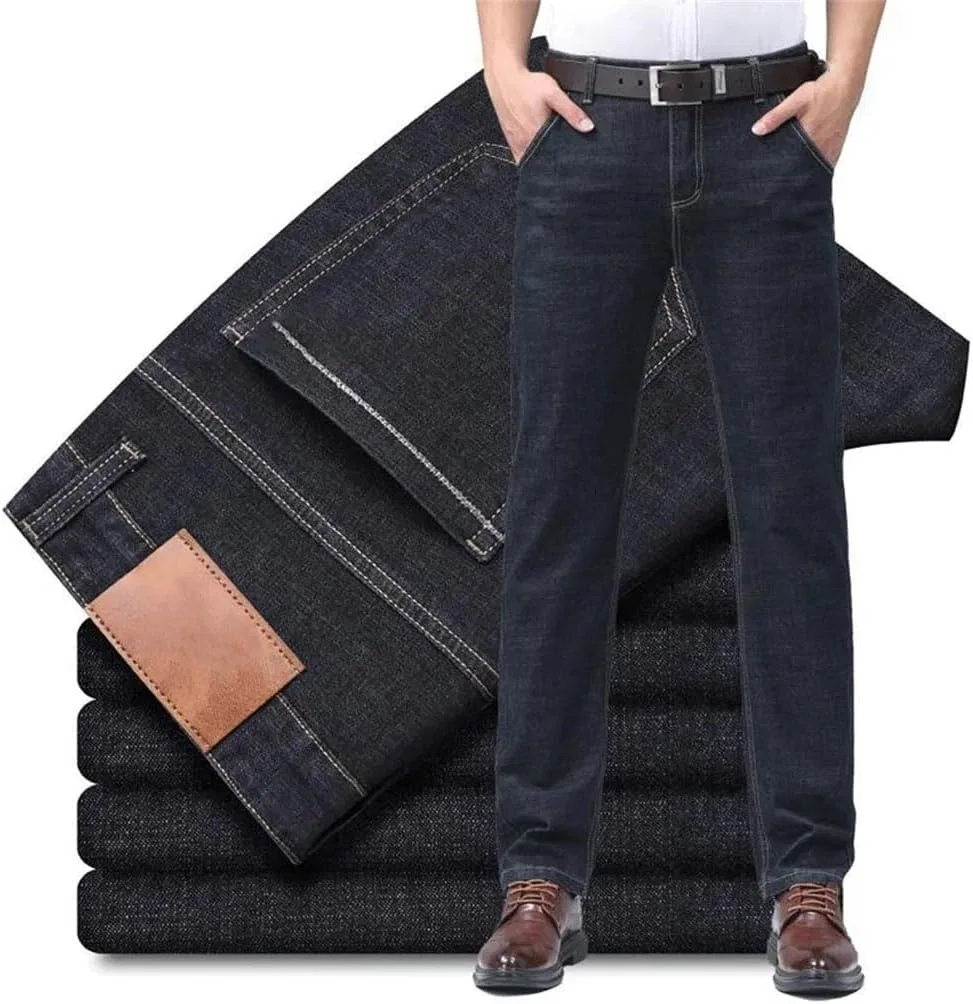 Джинсы Straight Fit синие — фото 4