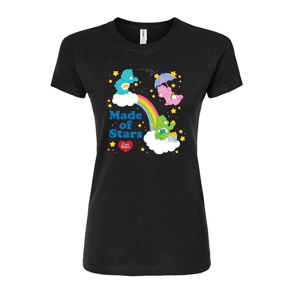 

Облегающая футболка для юниоров Care Bears Made Of Stars Licensed Character, черный