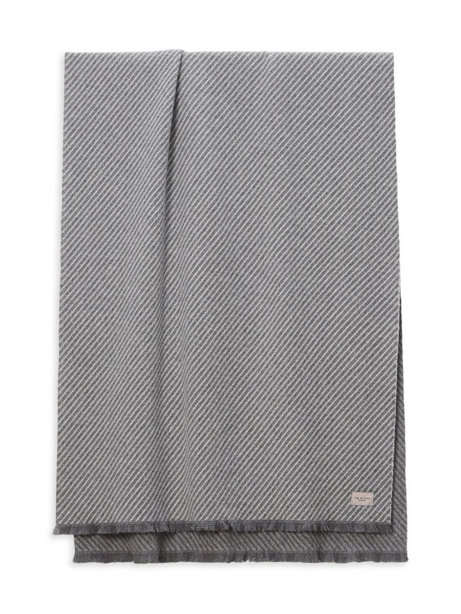 

Шарф Joni Stripe rag & bone, серый