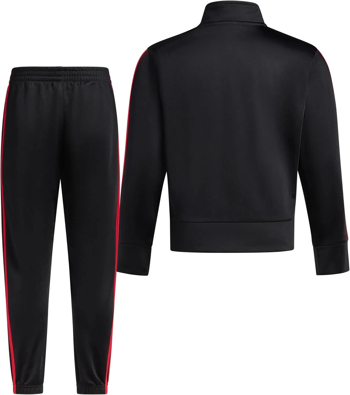 Детский спортивный костюм adidas, куртка и брюки, Black/Red — фото 4