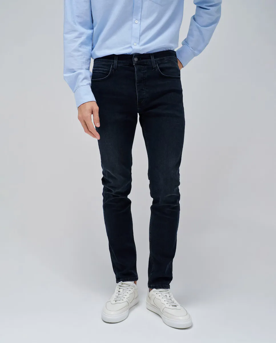 

Мужские узкие джинсы с темной стиркой Salsa Jeans, синий