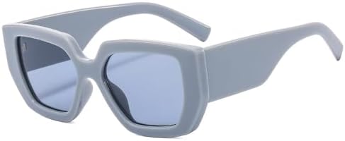 

Винтажные квадратные солнцезащитные очки 2026 года для женщин и мужчин, с широкими дужками и крупной оправой, модные солнцезащитные очки, летние ретро-тренды MTZJH, C2